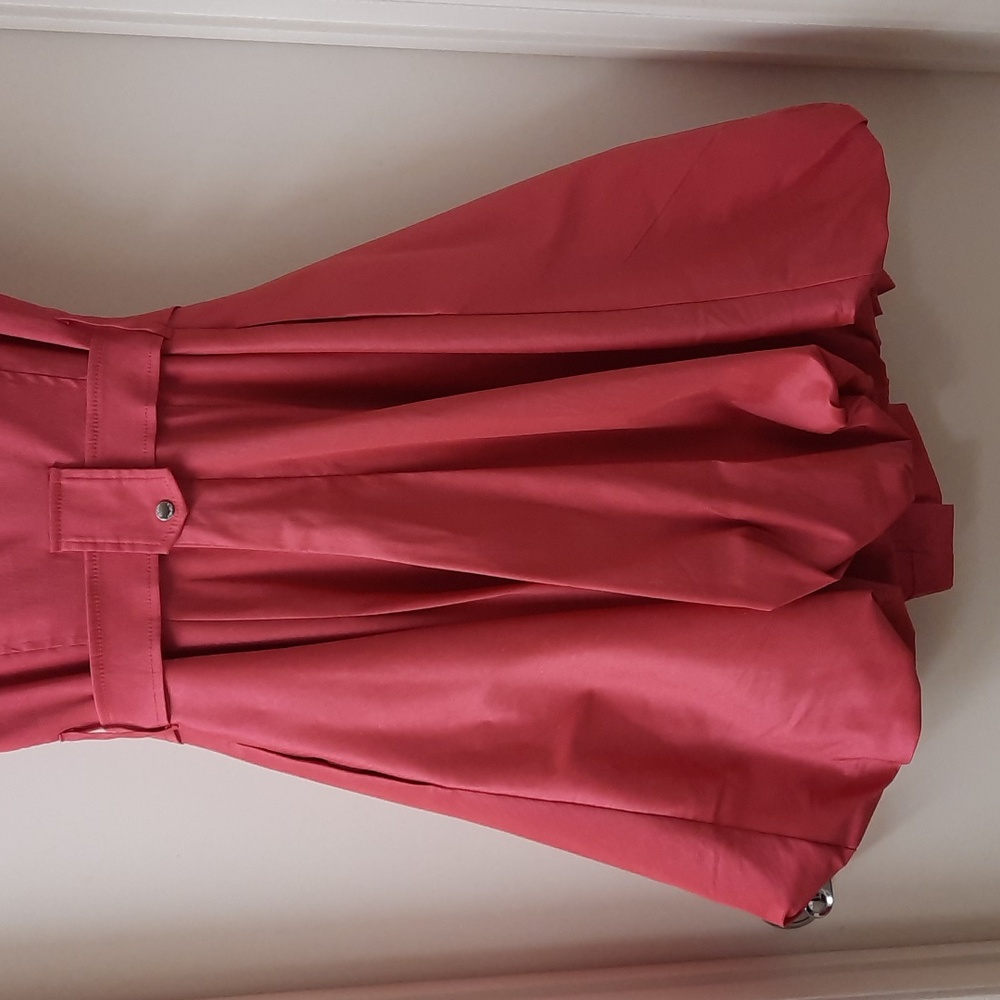 Joseph Ribkoff Pink Bubble Hem Sleeveless Dress - Picture 9 of 14